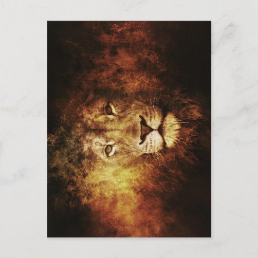 ユダのライオン – Jah Rastafari – はがき (正面)