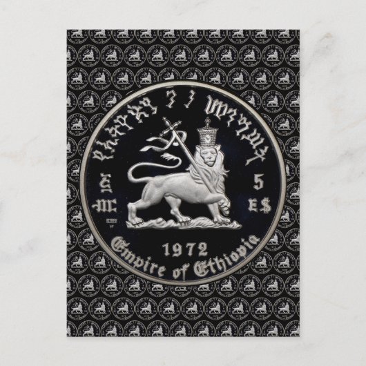 ユダのライオン – Jah Rastafari – はがき (正面)