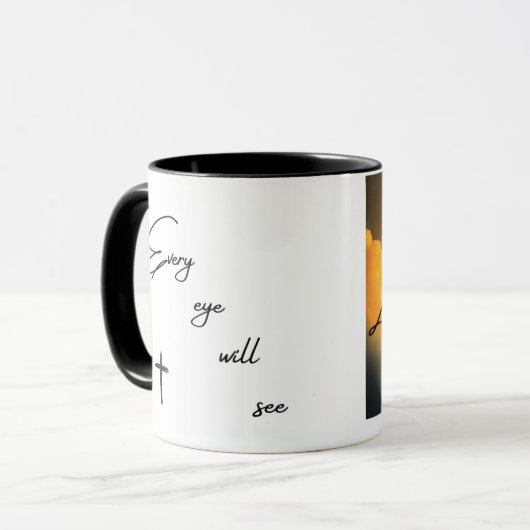 ユダのラバのライオンは、すべての目を見る マグカップ (正面左)