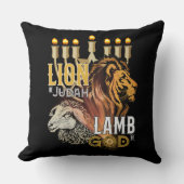 ユダの子羊のライオン クッション (正面)