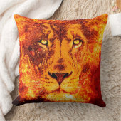 ユダの燃えるようなライオン クッション (ブランケット)