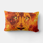 ユダの燃えるようなライオン ランバークッション (裏面)