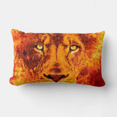 ユダの燃えるようなライオン ランバークッション (正面)