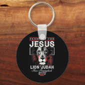 ユダの獅子が勝利を収めたイエスに対する恐怖 キーホルダー (正面)