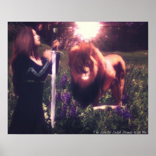 ユダの獅子が私のポスターと並んでいる ポスター (正面)