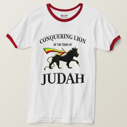 ユダの獅子の征服 Tシャツ (デザイン正面)