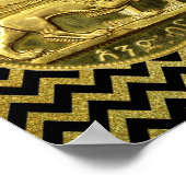 ユダの獅子ラスタソロモン・ジャ・ラスタファリのポスター ポスター (角)