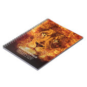 ユダの獅子名バイブル引用文 ノートブック (左側)