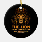 ユダの獅子聖書キリスト教の啓示 セラミックオーナメント (正面)
