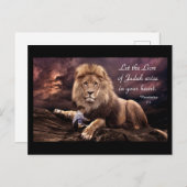 ユダの獅子黙示録5:5はがき ポストカード (正面/裏面)