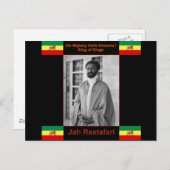 ユダの獅子、ジャラスタファリ ポストカード (正面/裏面)