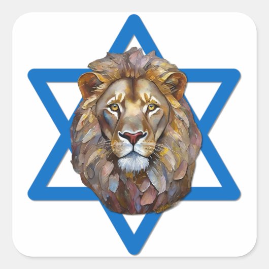 ユダの獅子 スクエアシール (正面)