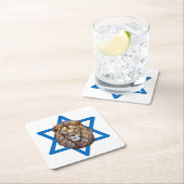 ユダの獅子 スクエアペーパーコースター (インサイチュ)