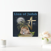 ユダの獅子    スクエア壁時計 (ホーム)