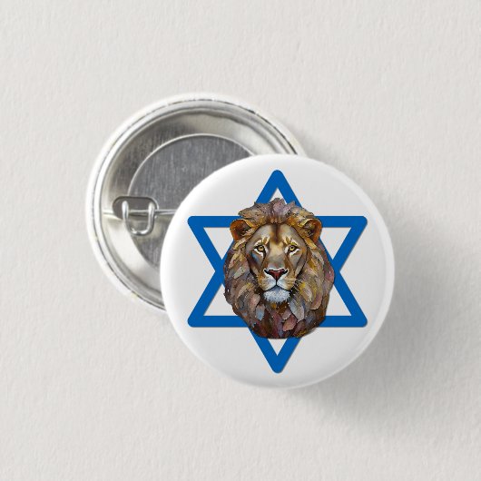ユダの獅子 缶バッジ (正面&裏面)