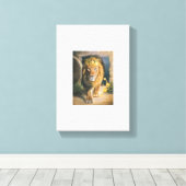 ユダの部族の獅子イエスW/鍵 キャンバスプリント (インサイチュ (ウッドフロア))