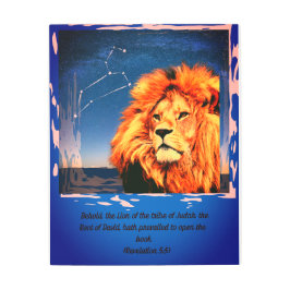 ユダの部族の獅子 – 黙示録5:5 メタルプリント