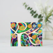 ユダイカハムサアイボリーツリーオブライフポストカード ポストカード (スタンド正面)