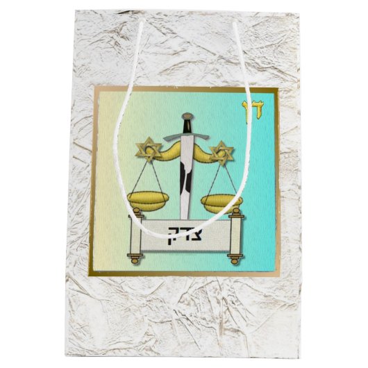 ユダイカ12イスラエル芸術団抱き枕 ミディアムペーパーバッグ (裏面)