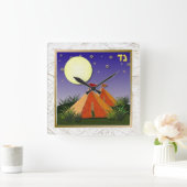 ユダイカ12部族イスラエルガド スクエア壁時計 (ホーム)