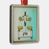 ユダイカ12部族イスラエル段芸術 メタルオーナメント (右)