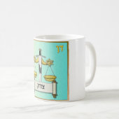 ユダイカ12部族イスラエル段 コーヒーマグカップ (正面右)