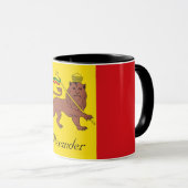 ユダカスタムのエチオピア国旗  マグカップ (正面右)