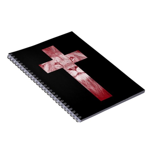 ユダカッコいいの獅子がキリスト教徒への贈り物を渡る ノートブック (右側)