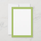 ユダカラフルイカの賛美植物学空白の サンキューカード (裏面)