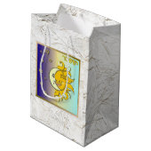 ユダカ12部族のイスラエル芸術イスサカール抱き枕 ミディアムペーパーバッグ (裏面アングル)