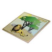 ユダカ12部族のイスラエル・ユダ・アートプリント タイル (側面)