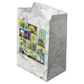 ユダカ12部族イスラエルのアートパネル抱き枕 ミディアムペーパーバッグ (裏面アングル)