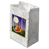 ユダカ12部族イスラエル美術ガド抱き枕 ミディアムペーパーバッグ (裏面アングル)