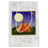 ユダカ12部族イスラエル美術ガド抱き枕 ミディアムペーパーバッグ (正面)