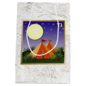 ユダカ12部族イスラエル美術ガド抱き枕 ミディアムペーパーバッグ (裏面)