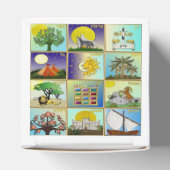 ユダカ12部族イスラエル美術プリント フェイバーボックス (上部)