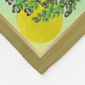 ユダカ12部族イスラエル美術プリント フリースブランケット (角)