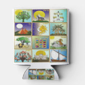 ユダカ12部族イスラエル美術プリント 缶クーラー (裏面)