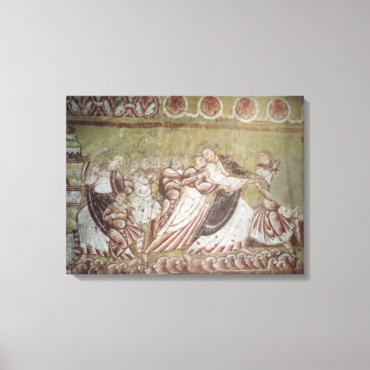 ユダキスをするス・キリスト（フレスコ）(95750年詳細) キャンバスプリント (正面)