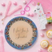 ユダパーソナライズされたイカ・エルサレム ペーパープレート (パーティー)