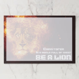 ユダモダンの勇敢な獅子 ペーパーパッド