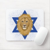 ユダモダンの獅子。スターオブデービット マウスパッド (マウス)