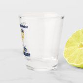 ユダヤおもしろいアンチトランプ政治ハヌカー ショットグラス (右)