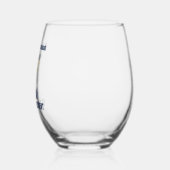 ユダヤおもしろいアンチトランプ政治ハヌカー ステムなしワイングラス (左)