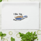 ユダヤおもしろい人のラスケハヌカーのキッチンタオル キッチンタオル (折り畳み)