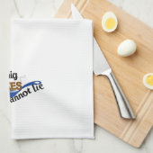 ユダヤおもしろい人のラスケハヌカーのキッチンタオル キッチンタオル (四つ折り)