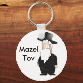 ユダヤおもしろい人のラビカッコいいー キーホルダー (正面)