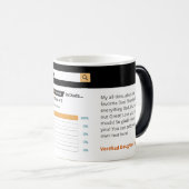 ユダヤおもしろい人の父の日のトップ評価パーソナライズ モーフィングマグカップ (正面右)