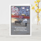 ユダヤおもしろい人の闘牛士のカードを取得 カード (黄色い花)