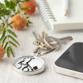 ユダヤのタンゴ キーホルダー (側面)